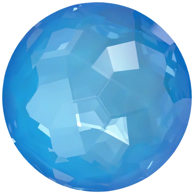 Swarovski Chatons Round Stones Fantasy (1383) Crystal Electric Blue Ignite UNFOILED - Bluestreak Crystals