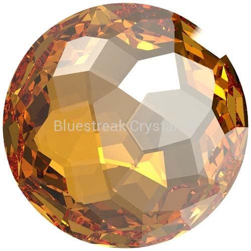 Serinity Chatons Round Stones Thin (1383) Crystal Golden Shadow-Serinity Chatons & Round Stones-8mm - Pack of 2-Bluestreak Crystals