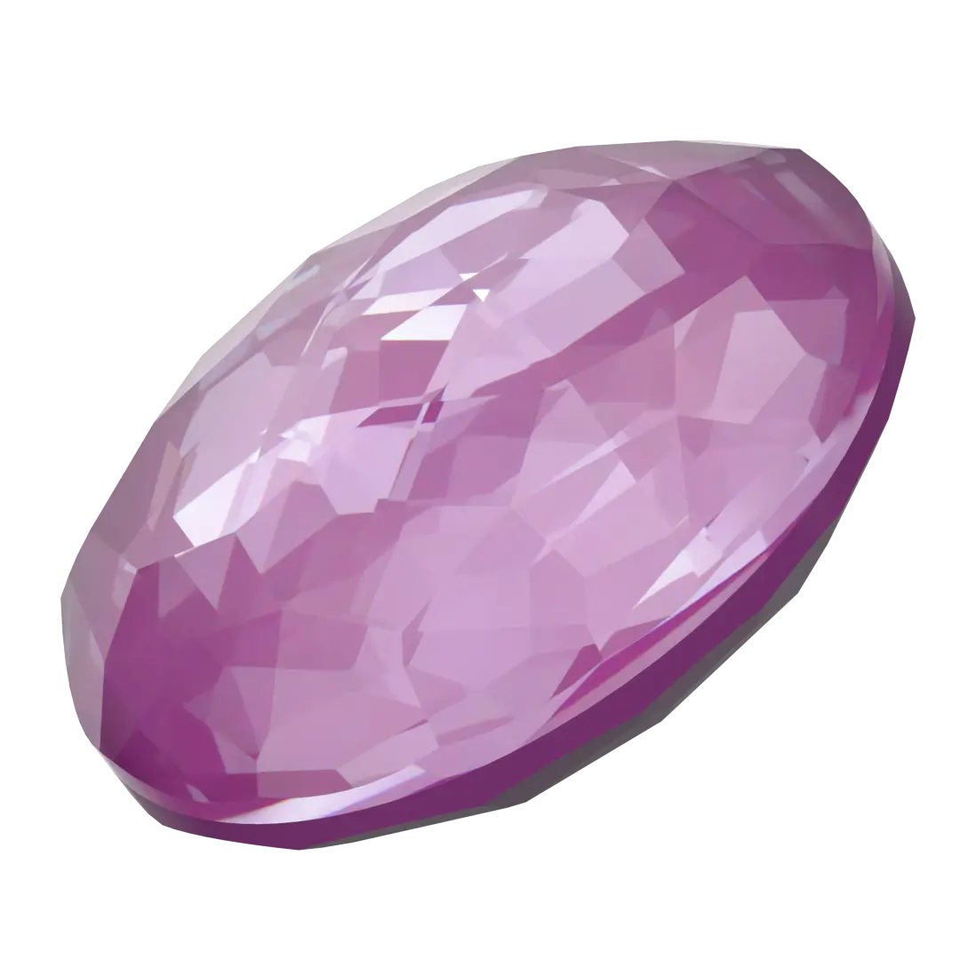 Serinity Chatons Round Stones Thin (1383) Crystal Orchid Ignite UNFOILED - Bluestreak Crystals