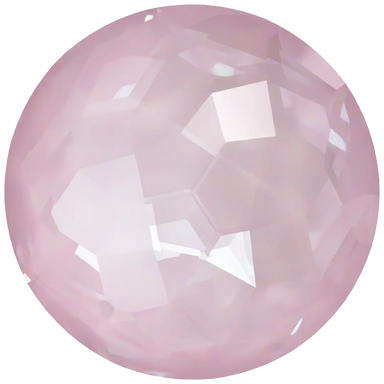 Serinity Chatons Round Stones Thin (1383) Crystal Soft Rose Ignite - Bluestreak Crystals