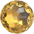 Serinity Chatons Round Stones Thin (1383) Golden Topaz-Serinity Chatons & Round Stones-8mm - Pack of 2-Bluestreak Crystals