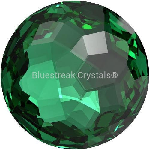 Serinity Chatons Round Stones Thin (1383) Majestic Green-Serinity Chatons & Round Stones-8mm - Pack of 2-Bluestreak Crystals