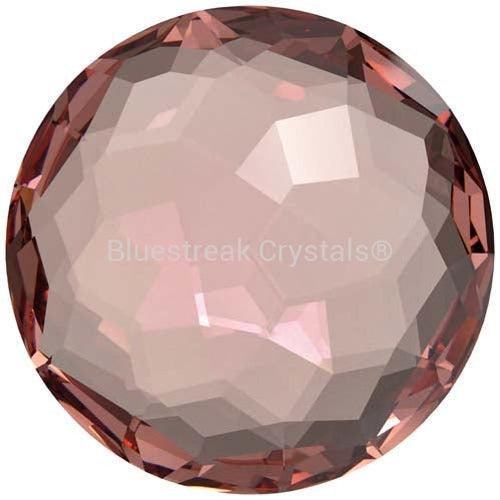 Serinity Chatons Round Stones Thin (1383) Rose Peach Ignite UNFOILED-Serinity Chatons & Round Stones-8mm - Pack of 2-Bluestreak Crystals