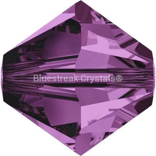 Serinity Crystal Beads Bicone (5328) Amethyst-Serinity Beads-2.5mm - Pack of 25-Bluestreak Crystals