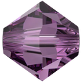 Swarovski Crystal Beads Bicone (5328) Amethyst - Bluestreak Crystals