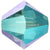 Serinity Crystal Beads Bicone (5328) Aquamarine Shimmer 2X-Serinity Beads-3mm - Pack of 25-Bluestreak Crystals