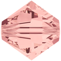 Swarovski Crystal Beads Bicone (5328) Blush Rose - Bluestreak Crystals