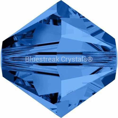 Serinity Crystal Beads Bicone (5328) Capri Blue-Serinity Beads-3mm - Pack of 25-Bluestreak Crystals