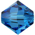 Swarovski Crystal Beads Bicone (5328) Capri Blue - Bluestreak Crystals