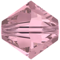 Swarovski Crystal Beads Bicone (5328) Crystal Antique Pink - Bluestreak Crystals