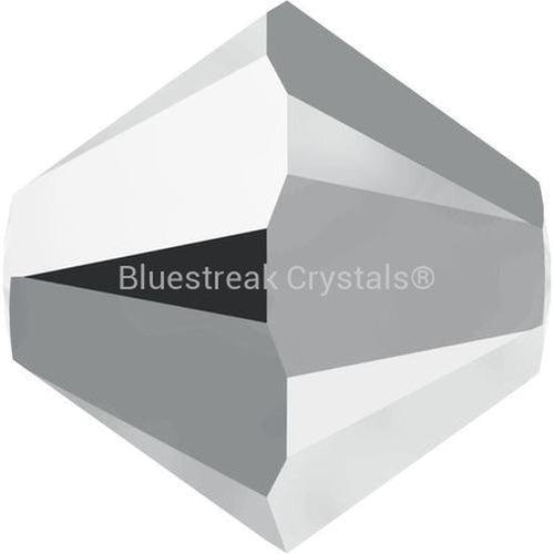 Serinity Crystal Beads Bicone (5328) Crystal Light Chrome 2X-Serinity Beads-4mm - Pack of 25-Bluestreak Crystals