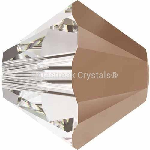 Serinity Crystal Beads Bicone (5328) Crystal Rose Gold-Serinity Beads-3mm - Pack of 25-Bluestreak Crystals