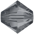 Swarovski Crystal Beads Bicone (5328) Crystal Silver Night - Bluestreak Crystals
