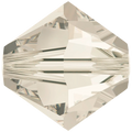 Swarovski Crystal Beads Bicone (5328) Crystal Silver Shade - Bluestreak Crystals