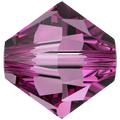 Serinity Crystal Beads Bicone (5328) Dark Rose - Bluestreak Crystals