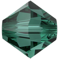 Swarovski Crystal Beads Bicone (5328) Emerald - Bluestreak Crystals