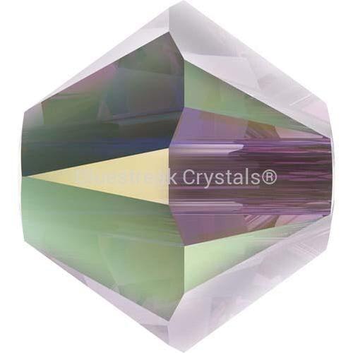 Serinity Crystal Beads Bicone (5328) Iris AB 2X-Serinity Beads-3mm - Pack of 25-Bluestreak Crystals