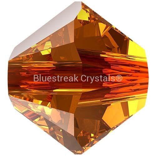 Serinity Crystal Beads Bicone (5328) Light Amber-Serinity Beads-3mm - Pack of 25-Bluestreak Crystals