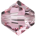 Swarovski Crystal Beads Bicone (5328) Light Rose - Bluestreak Crystals