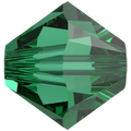 Swarovski Crystal Beads Bicone (5328) Majestic Green - Bluestreak Crystals