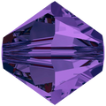 Serinity Crystal Beads Bicone (5328) Purple Velvet - Bluestreak Crystals