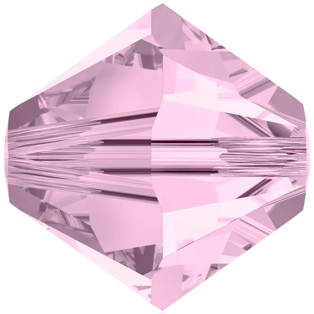 Serinity Crystal Beads Bicone (5328) Rosaline - Bluestreak Crystals