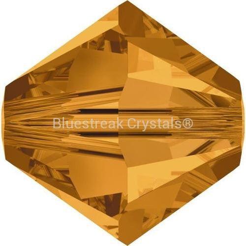 Serinity Crystal Beads Bicone (5328) Topaz-Serinity Beads-3mm - Pack of 25-Bluestreak Crystals
