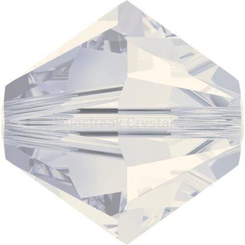 Serinity Crystal Beads Bicone (5328) White Opal-Serinity Beads-3mm - Pack of 25-Bluestreak Crystals