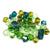 Serinity Crystal Beads Bicone Mix (5328) Greens-Serinity Beads-4mm - Pack of 40-Bluestreak Crystals