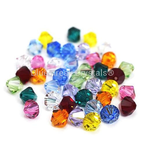 Serinity Crystal Beads Bicone Mix (5328) Rainbow-Serinity Beads-3mm - Pack of 50-Bluestreak Crystals