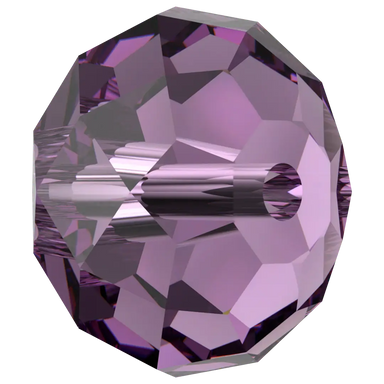 Serinity Crystal Beads Briolette (5040) Amethyst - Bluestreak Crystals