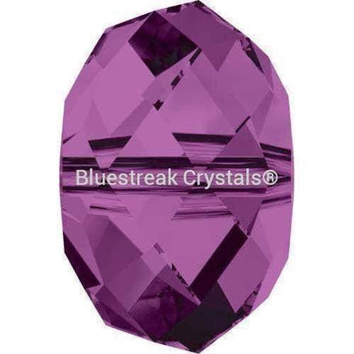 Serinity Crystal Beads Briolette (5040) Amethyst-Serinity Beads-4mm - Pack of 10-Bluestreak Crystals