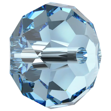 Serinity Crystal Beads Briolette (5040) Aquamarine - Bluestreak Crystals