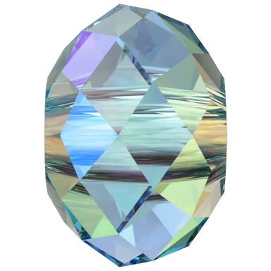 Serinity Crystal Beads Briolette (5040) Aquamarine Shimmer 2X - Bluestreak Crystals