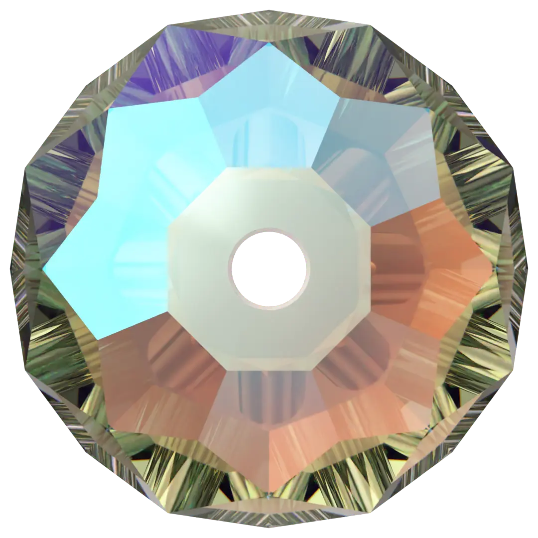 Serinity Crystal Beads Briolette (5040) Black Diamond Shimmer 2X - Bluestreak Crystals