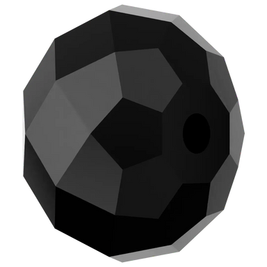 Serinity Crystal Beads Briolette (5040) Jet - Bluestreak Crystals