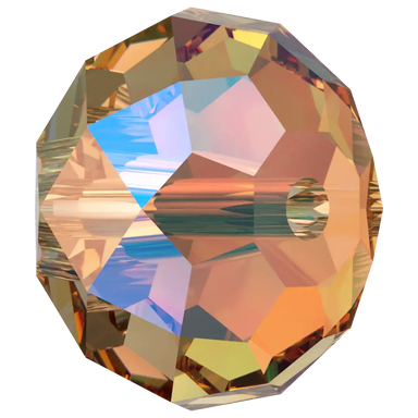 Serinity Crystal Beads Briolette (5040) Light Colorado Topaz Shimmer 2X - Bluestreak Crystals