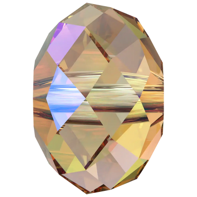 Serinity Crystal Beads Briolette (5040) Light Colorado Topaz Shimmer 2X - Bluestreak Crystals