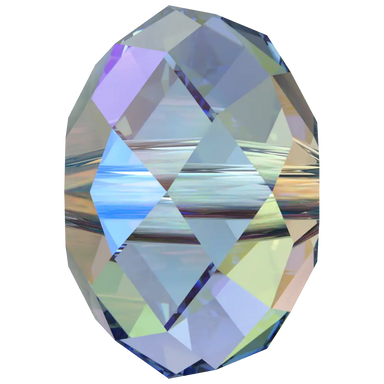 Serinity Crystal Beads Briolette (5040) Light Sapphire Shimmer 2X - Bluestreak Crystals