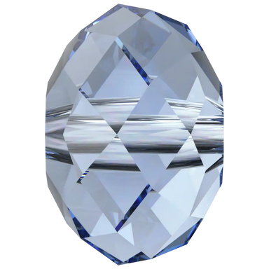 Serinity Crystal Beads Briolette (5040) Light Sapphire - Bluestreak Crystals