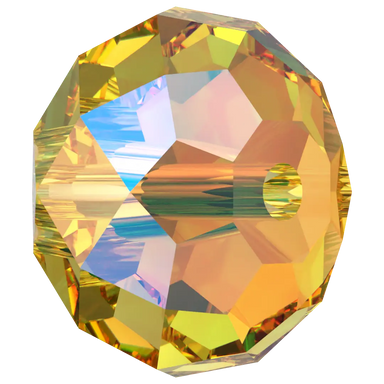 Serinity Crystal Beads Briolette (5040) Light Topaz Shimmer 2X - Bluestreak Crystals