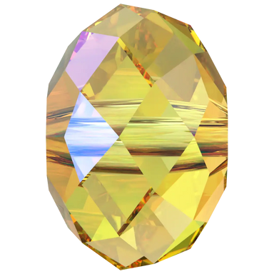 Serinity Crystal Beads Briolette (5040) Light Topaz Shimmer 2X - Bluestreak Crystals