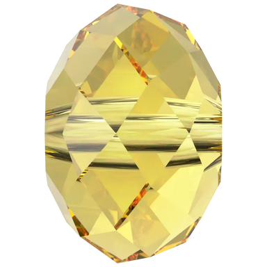 Serinity Crystal Beads Briolette (5040) Light Topaz - Bluestreak Crystals