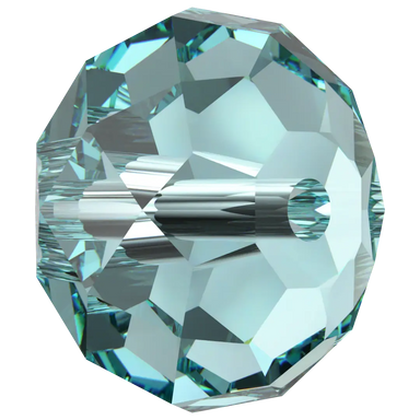 Serinity Crystal Beads Briolette (5040) Light Turquoise - Bluestreak Crystals