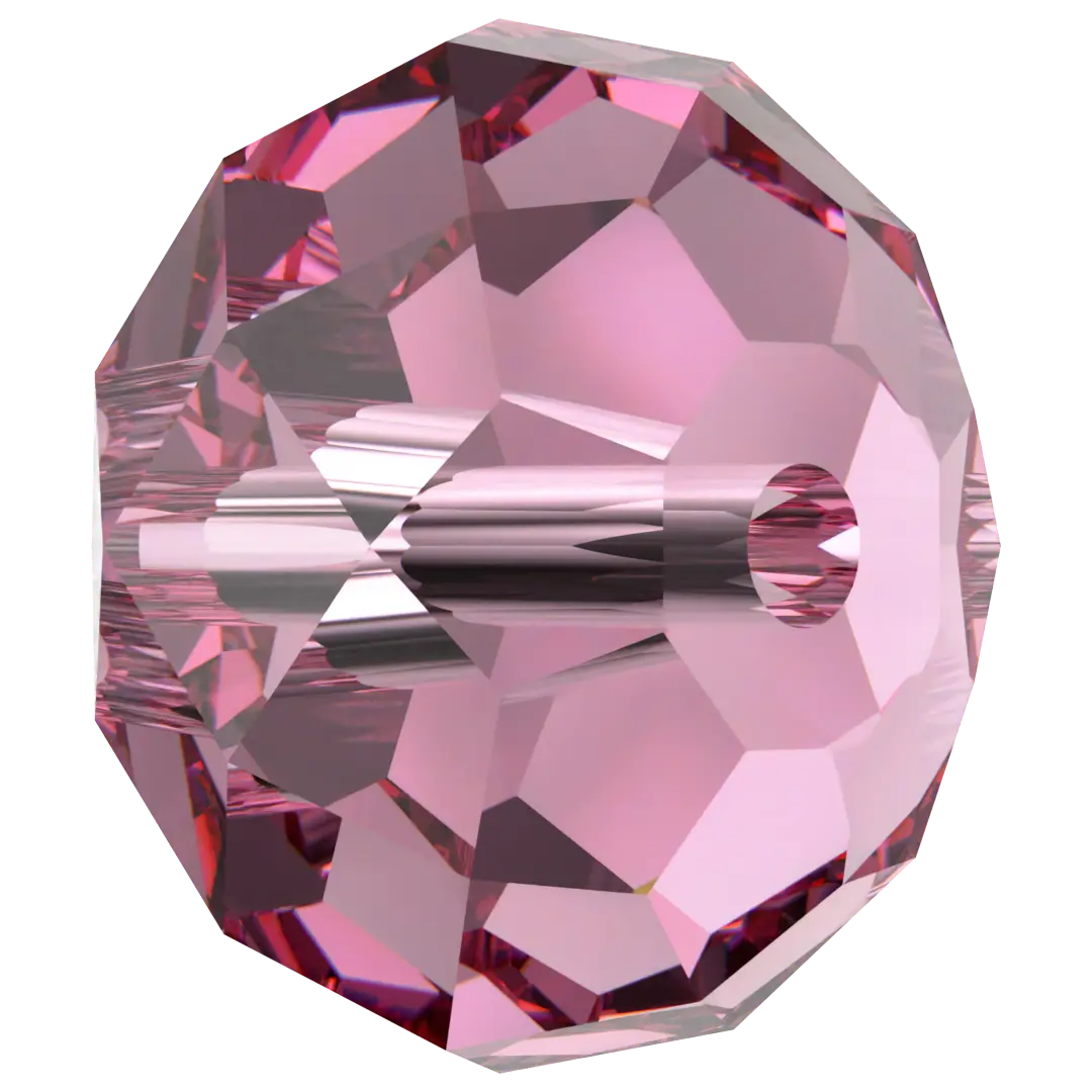 Serinity Crystal Beads Briolette (5040) Rose - Bluestreak Crystals