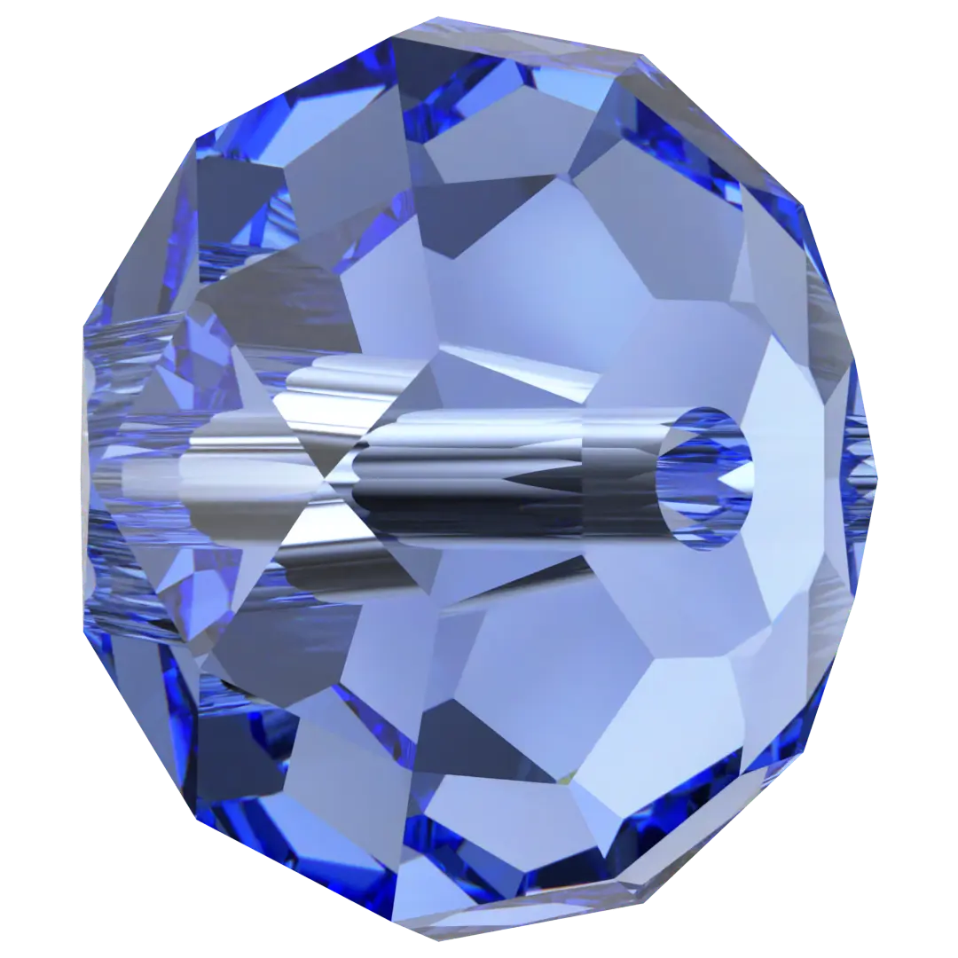 Serinity Crystal Beads Briolette (5040) Sapphire - Bluestreak Crystals