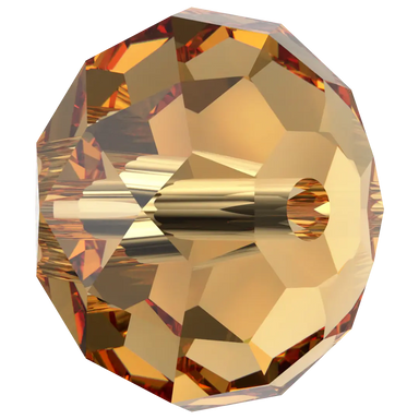 Serinity Crystal Beads Briolette (5040) Topaz - Bluestreak Crystals