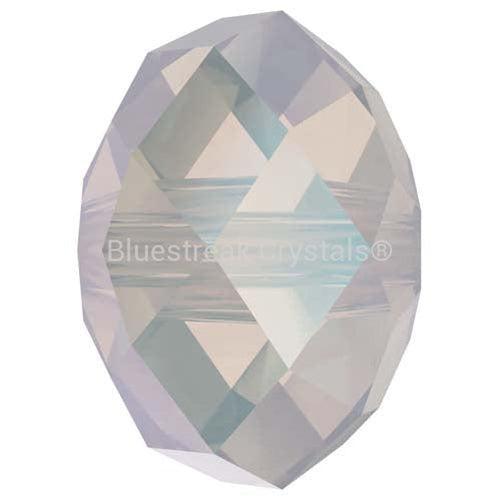 Serinity Crystal Beads Briolette (5040) White Opal Shimmer 2X-Serinity Beads-6mm - Pack of 10-Bluestreak Crystals