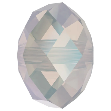 Serinity Crystal Beads Briolette (5040) White Opal Shimmer 2X - Bluestreak Crystals