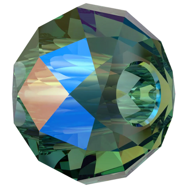 Serinity Crystal Beads Briolette XL Hole (5042) Emerald Shimmer 2X - Bluestreak Crystals